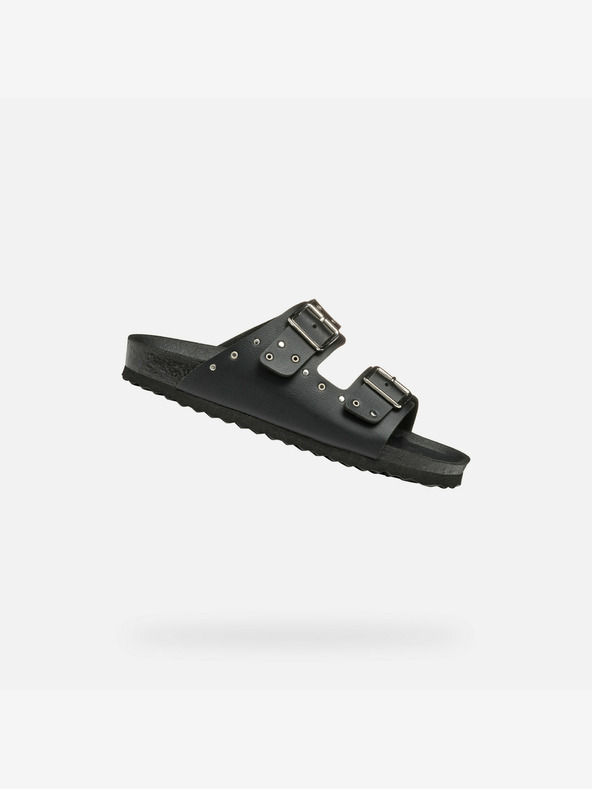 Geox Nero ragazze pantofole Geox Adriel