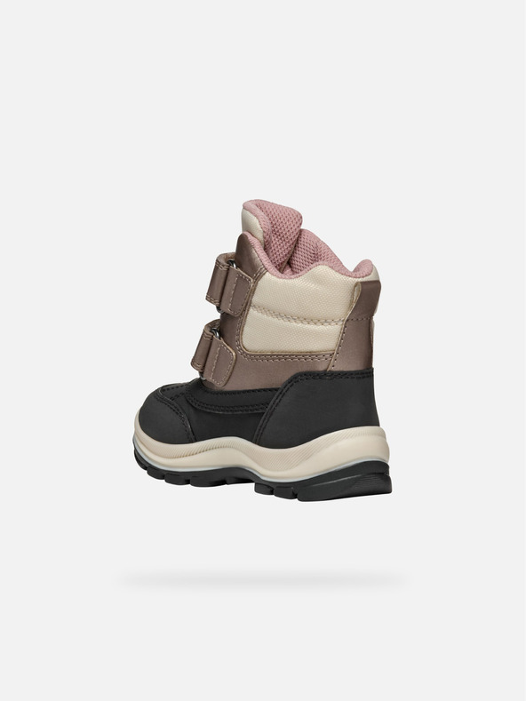 Geox Stivaletti neri da bambina Geox Flanfil ABX