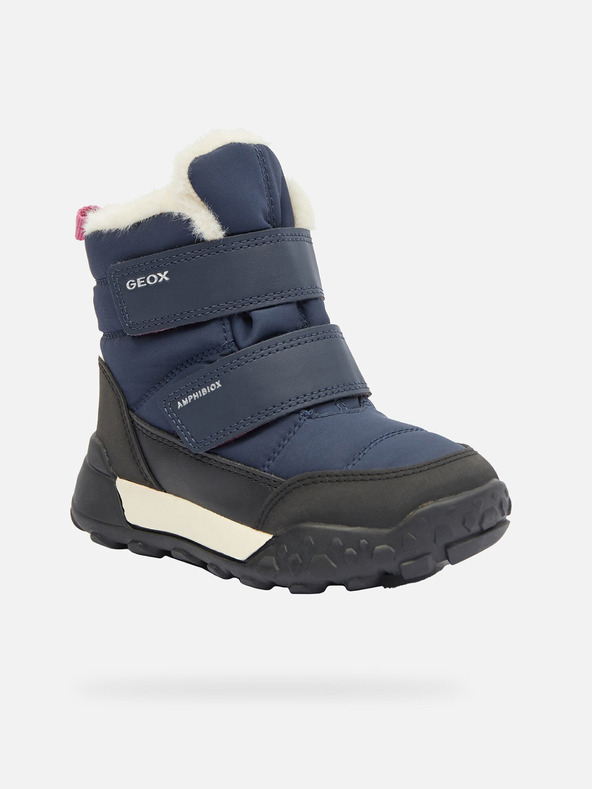 Geox Scarpe invernali blu scuro da ragazza Geox Trekkyup B Ab