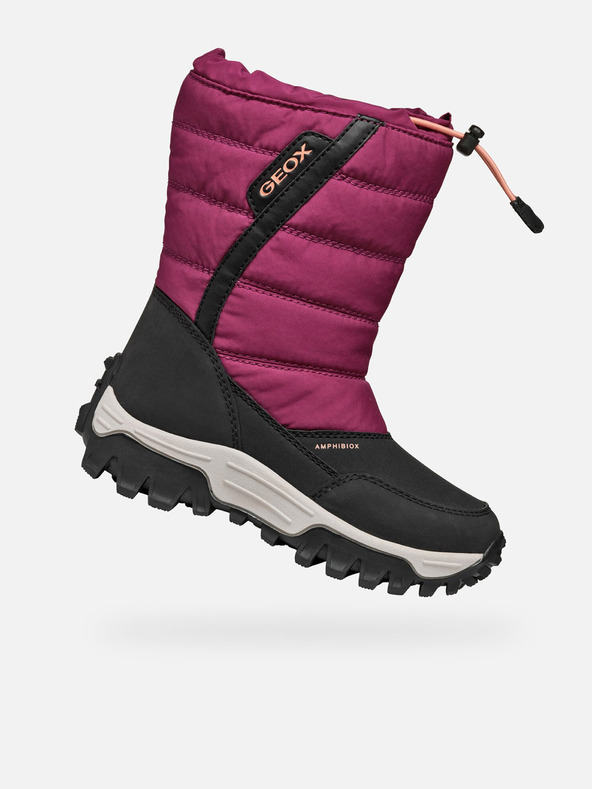 Geox Scarpe invernali rosse da ragazza Geox Himalaya B Ab