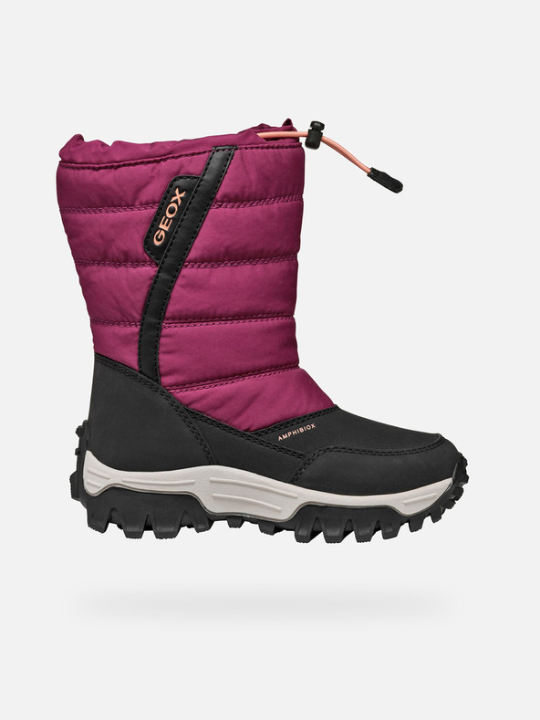 Geox Scarpe invernali rosse da ragazza Geox Himalaya B Ab
