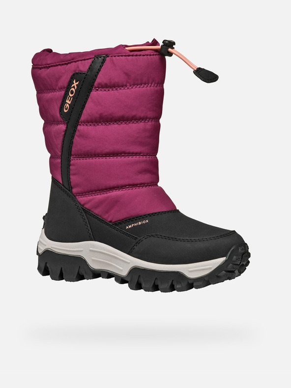 Geox Scarpe invernali rosse da ragazza Geox Himalaya B Ab