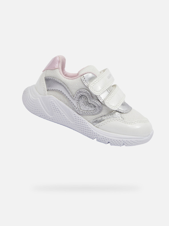 Geox Ragazze Primi Passi Geox Sprintye Bianco