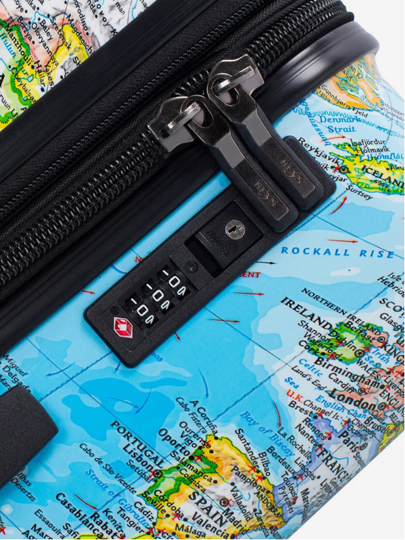 Heys Valigia da viaggio blu a fantasia Heys Journey 3G M