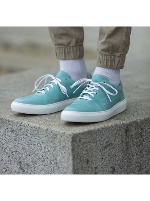 Vasky Scarpe da ginnastica / stivali da donna in pelle color menta Vasky Teny