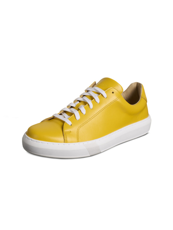 Vasky Sneakers/Stivali in pelle da donna Giallo Vasky Glory Giallo