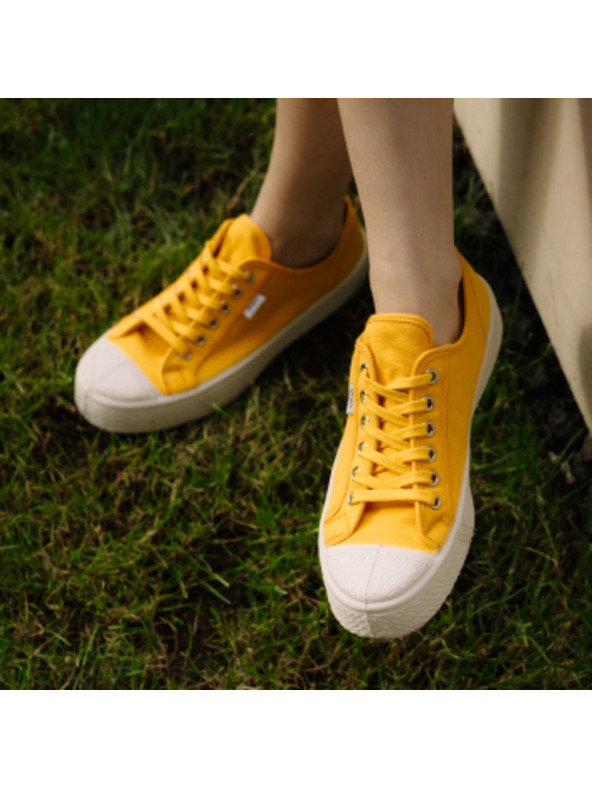 Vasky Scarpe da ginnastica di tela da donna / stivali giallo Vasky Kanvasky