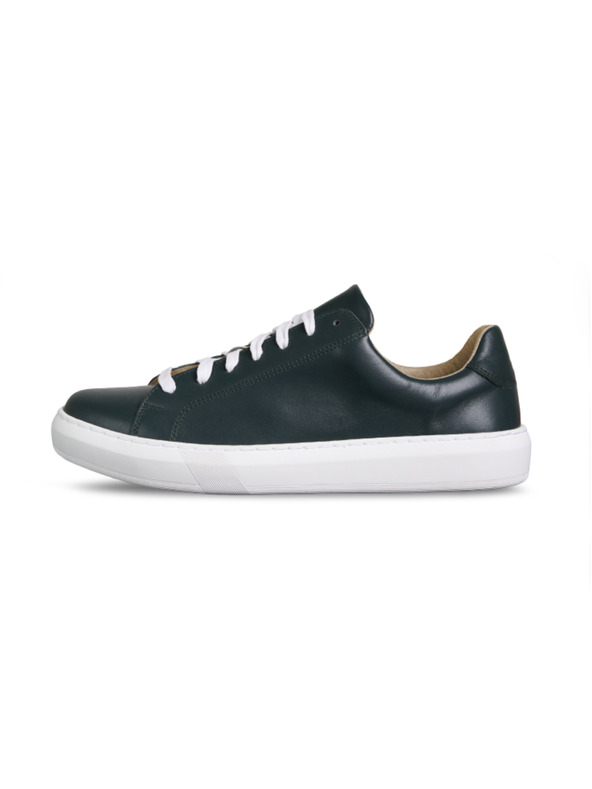 Vasky Sneakers/stivali in pelle da donna verde produzione ceca Vasky