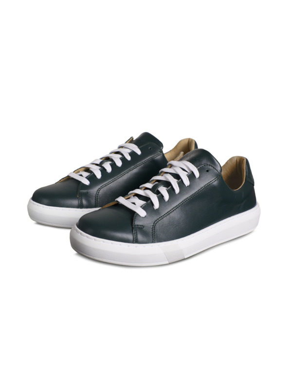 Vasky Sneakers/stivali in pelle da donna verde produzione ceca Vasky