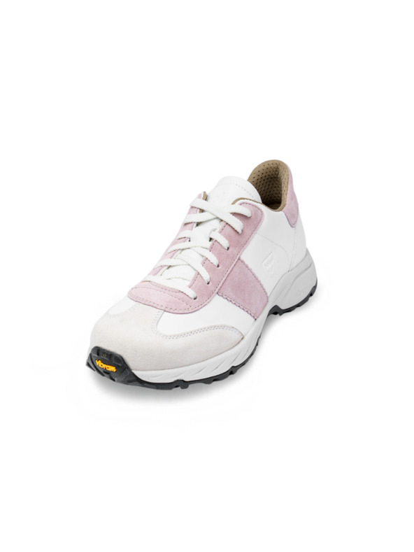 Vasky Botas Nordic Mellow - Scarpe da ginnastica/scarponi da donna in pelle outdoor bianco-rosa Produzione ceca: Zlín