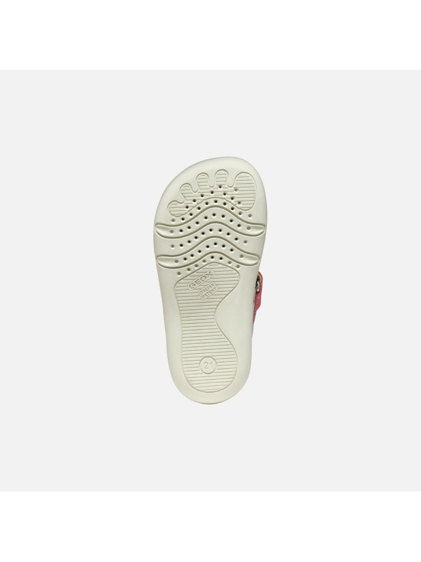 Geox Sneakers barefoot bianche per ragazze con collo aperto Geox Steppieup