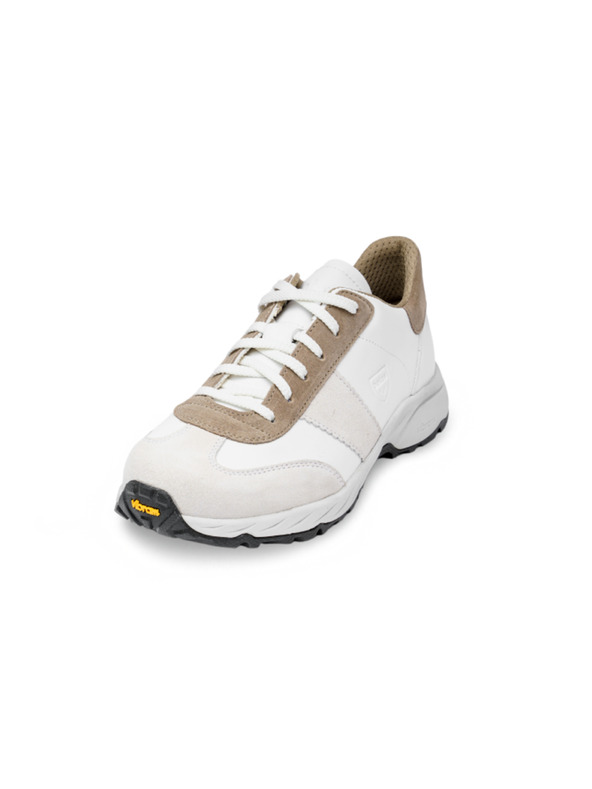 Vasky Botas Nordic Mellow - Scarpe da ginnastica/scarponi da donna in pelle per esterni bianco-marrone produzione ceca - Zlín