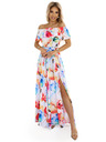 numoco Abito lungo estivo con cintura - fantasia floreale colorata Numoco