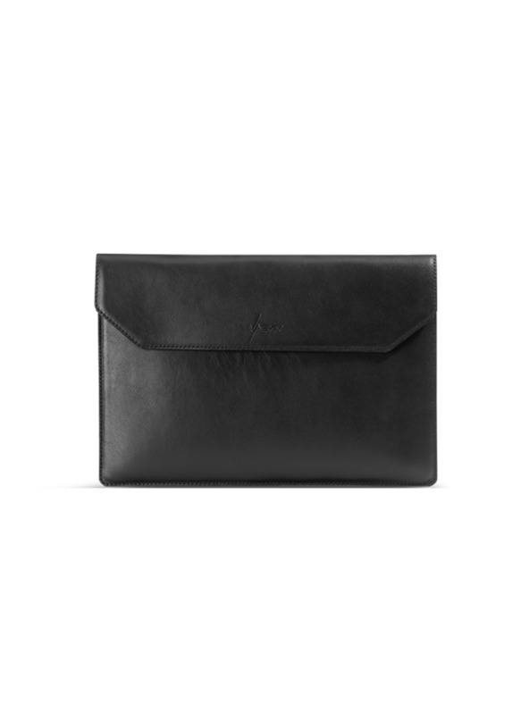 Vasky Custodia in pelle per MacBook, nera VASKY