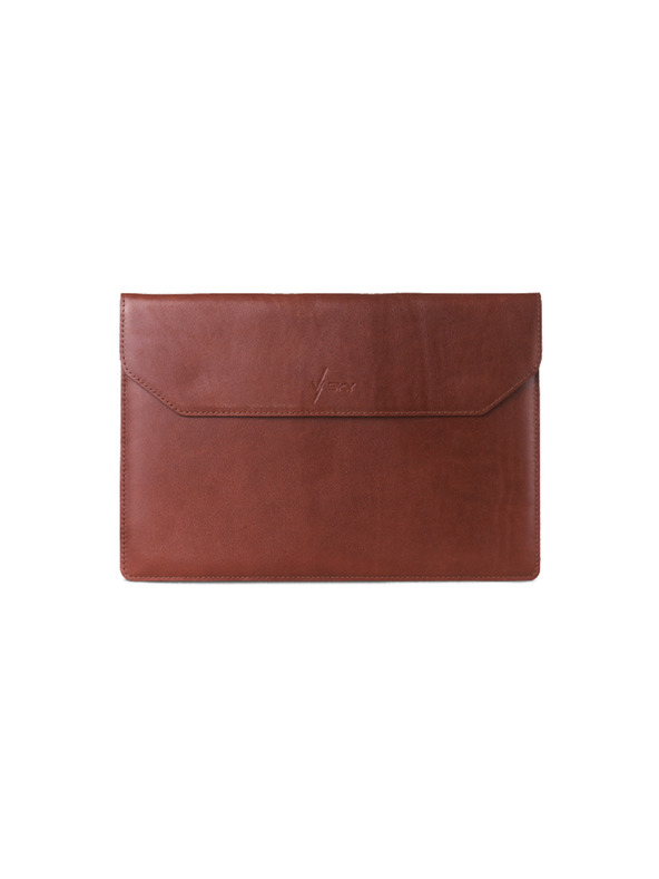 Vasky Custodia in pelle per MacBook, marrone VASKY