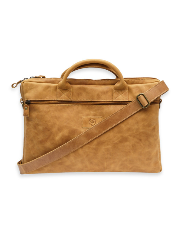 Vasky Vasky Harvey Caramel - Borsa in pelle marrone - i donna