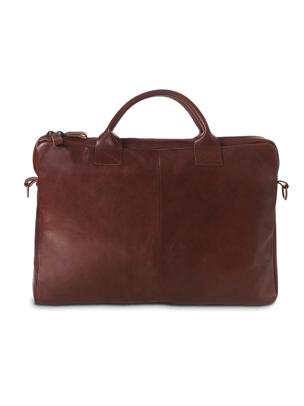 Vasky Harvey Brown - Leather Bag Brown - for Women Czech Handmade from Zlín One Size EU Phone Case