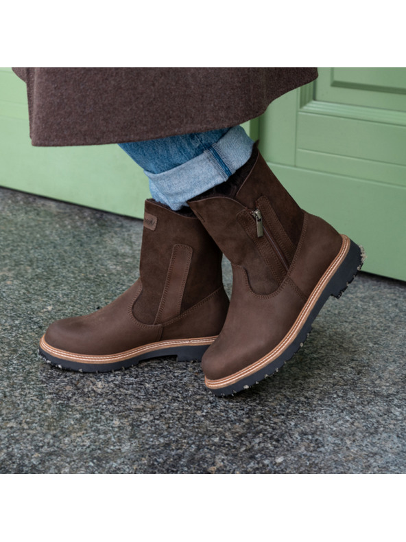 Vasky Scarpe da ginnastica in pelle da donna marrone Vasky Olivia