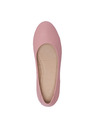 Vasky Vasky Misty Pink Ballerine in pelle rosa - Scarpe primavera / autunno Produzione ceca da Zlín 35 EU