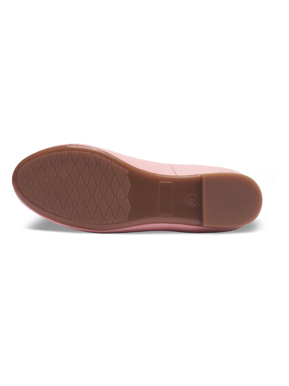 Vasky Vasky Misty Pink Ballerine in pelle rosa - Scarpe primavera / autunno Produzione ceca da Zlín 35 EU
