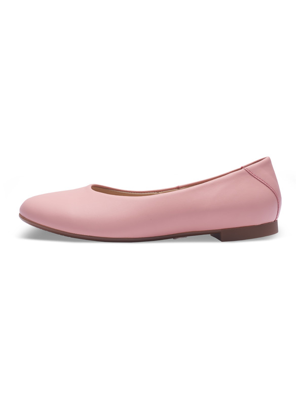 Vasky Vasky Misty Pink Ballerine in pelle rosa - Scarpe primavera / autunno Produzione ceca da Zlín 35 EU