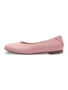 Vasky Vasky Misty Pink Ballerine in pelle rosa - Scarpe primavera / autunno Produzione ceca da Zlín 35 EU