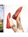 Vasky Ballerine in pelle rosse - primavera / autunno stivali VASKY