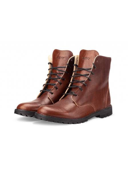 Vasky Stivaletti da donna in pelle marrone scuro - Stivali autunno/inverno, Scarpe Vasky Lydie