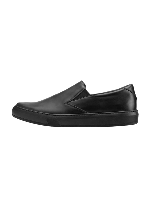 Vasky Slip on donna in pelle nera - primavera / autunno stivali VASKY