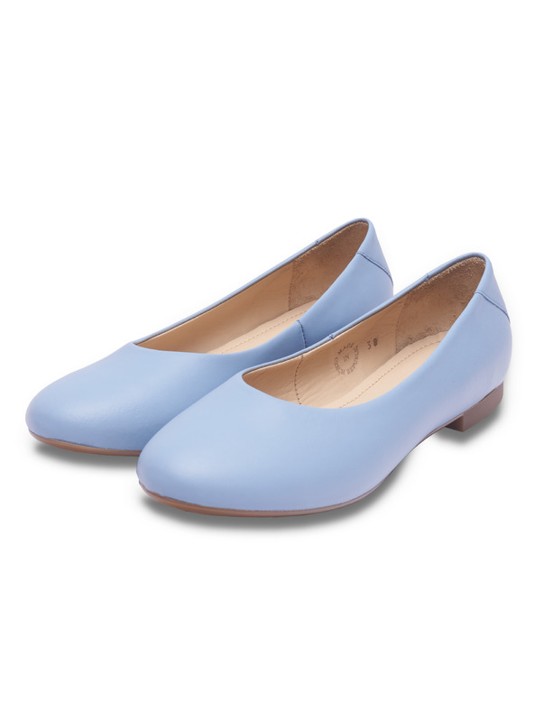 Vasky Ballerine in pelle blu - scarpe primavera / autunno VASKY