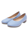 Vasky Ballerine in pelle blu - scarpe primavera / autunno VASKY