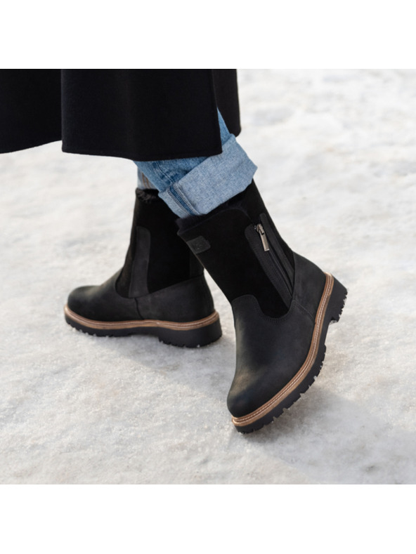 Vasky Scarpe da ginnastica in pelle da donna Nero Vasky Olivia