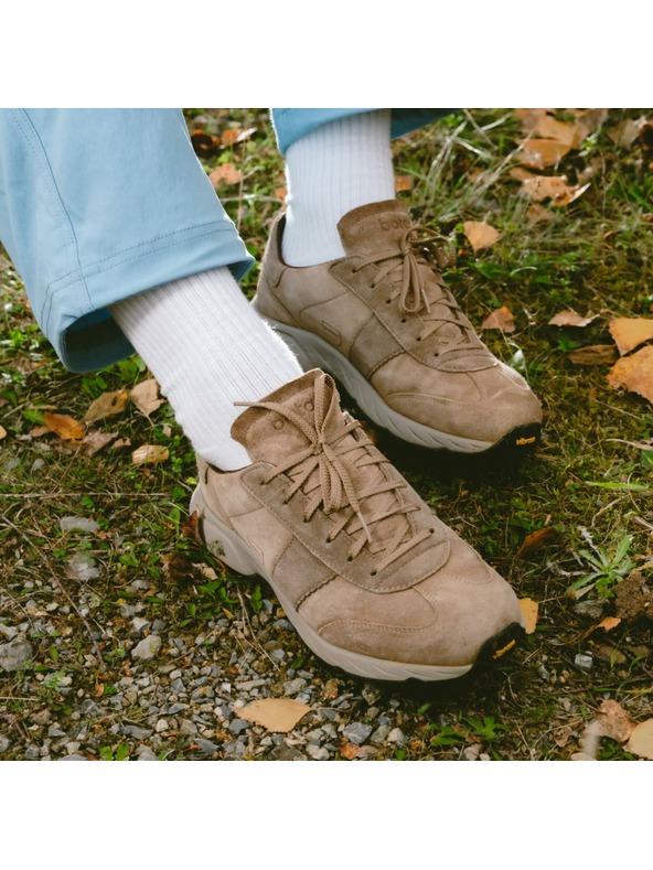 Vasky Botas Nordic Brown - Scarpe da ginnastica/scarponi da donna in pelle marrone produzione ceca di Zlin