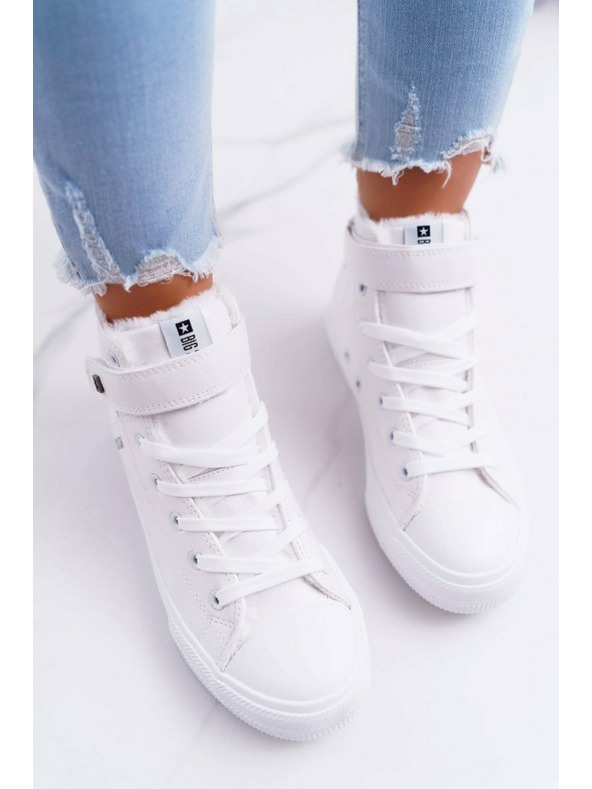 BIG STAR SHOES Sneakers in pelle isolata BIG STAR Bianco Taglia:
