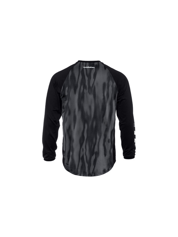 Horsefeathers Maglia da bici Spike LS - mezza manica/nero HORSEFEATHERS