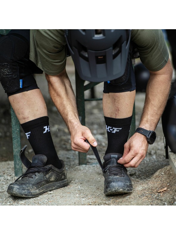 Horsefeathers Calze tecniche funzionali Jam Long - nero HORSEFEATHERS