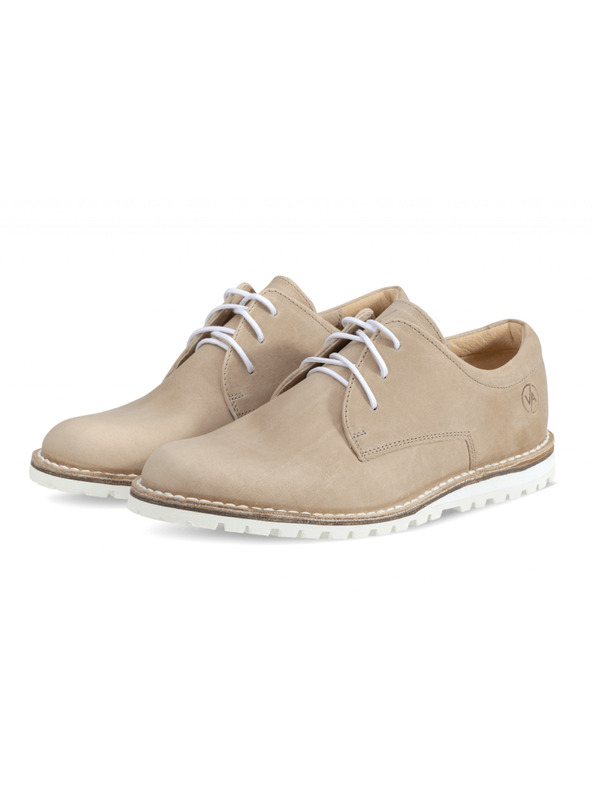 Vasky Stivali in pelle da uomo beige - primavera / autunno stivali Vasky Derby Vanilla