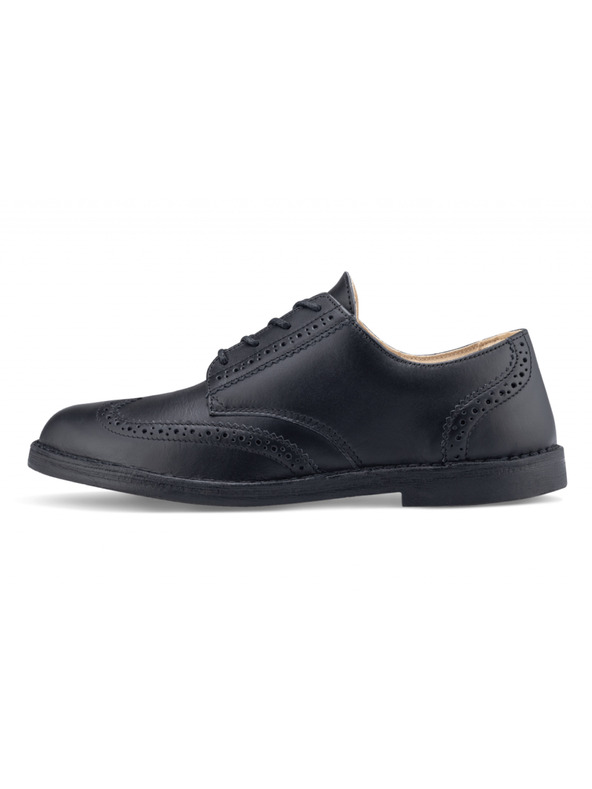 Vasky Mezzi stivali in pelle nera da uomo - Primavera / Autunno Stivali, Scarpe Vasky Brogue Low Noir
