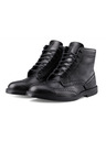 Vasky Stivaletti da uomo in pelle nera - stivali primavera / autunno, scarpe Vasky Brogue High
