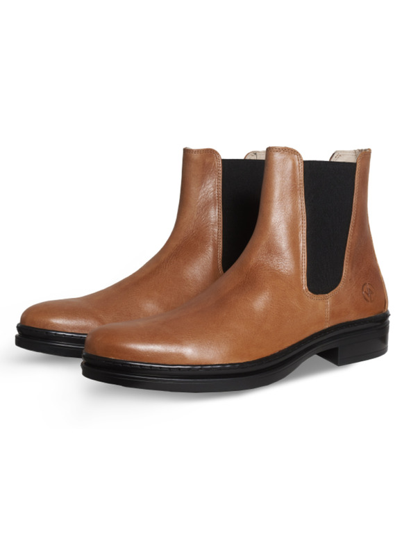 Vasky Stivali Chelsea in pelle da uomo Marrone chiaro Vasky Chelsea Caramel
