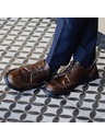 Vasky Stivali eleganti da uomo in pelle marrone scuro - Primavera / Autunno Scarpe Vasky Brogue Low Dark