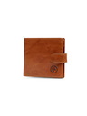Vasky Vasky Fredy Cognac - portafoglio in pelle marrone - produzione ceca di Zlín
