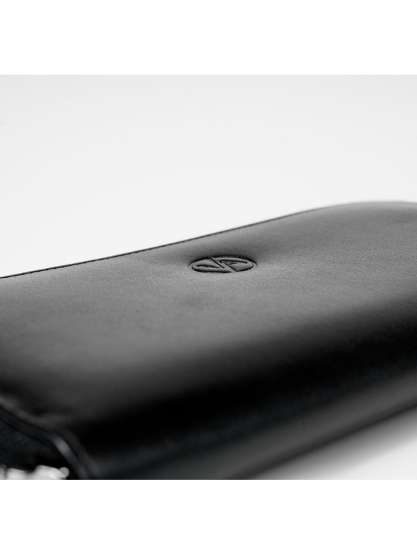 Vasky Portafoglio da donna in pelle nera - produzione maschile troppo ceca Vasky Lily