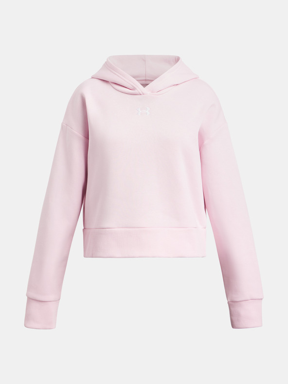 Under Armour Under Armour UA Rival Felpa con cappuccio in pile da bambina