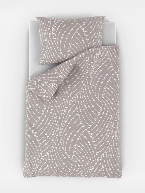 Kvalitex Lettino in cotone grigio Astra