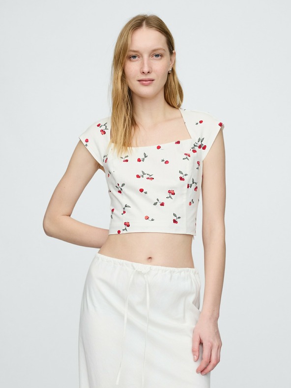 GAP Crop top in lino GAP
