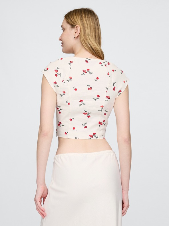 GAP Crop top in lino GAP