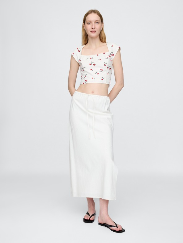 GAP Crop top in lino GAP