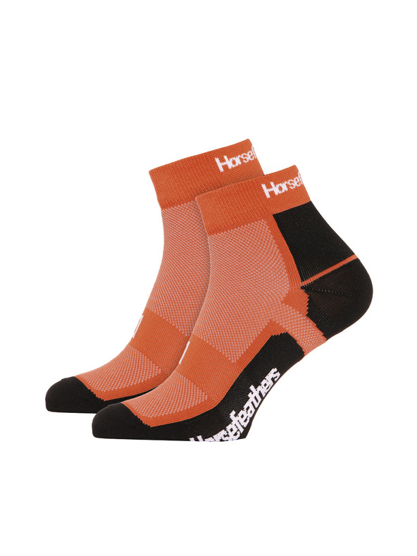 Horsefeathers Calze tecniche funzionali Cadence - arancione bruciato HORSEFEATHERS