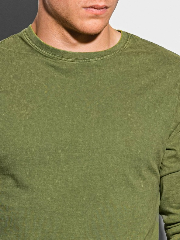 Ombre Clothing Camicia basic da uomo verde Ombre Clothing
